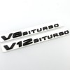 v8 v12biturbo black sticker